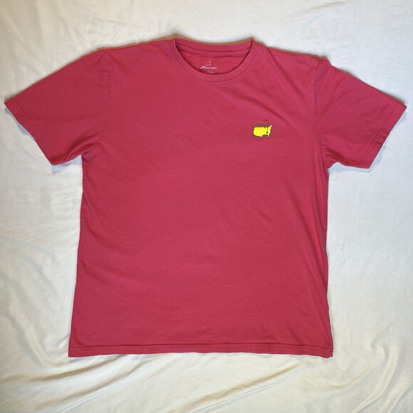 Masters Other - Masters T Shirt Mens L Large 2022 Cotton Golf Augusta National Pink Double Sided